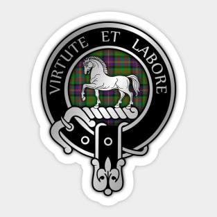 Clan Cochrane Crest & Tartan Sticker